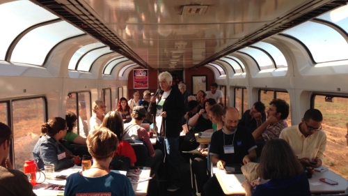 Workshops on the People's Climate Train